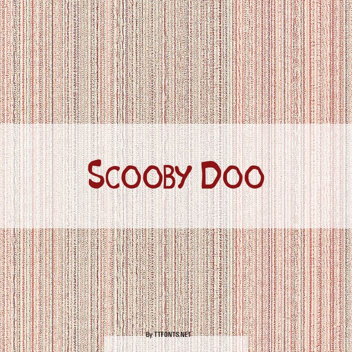 Scooby Doo example